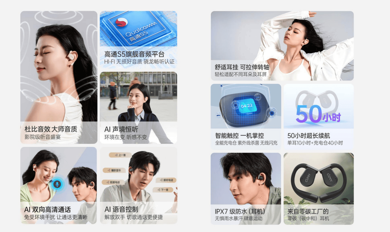 Cleer ARC 3音弧成新晋“人气王”尊龙凯时APP2024年度潮流耳机盘点：(图4)
